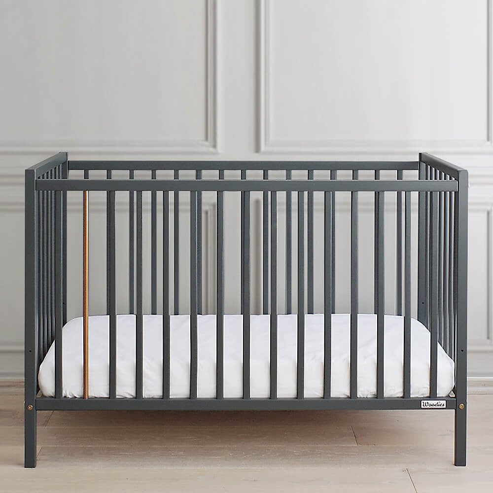 Barrière Amovible Lit Bébé 60x120 Blanche - Woodies