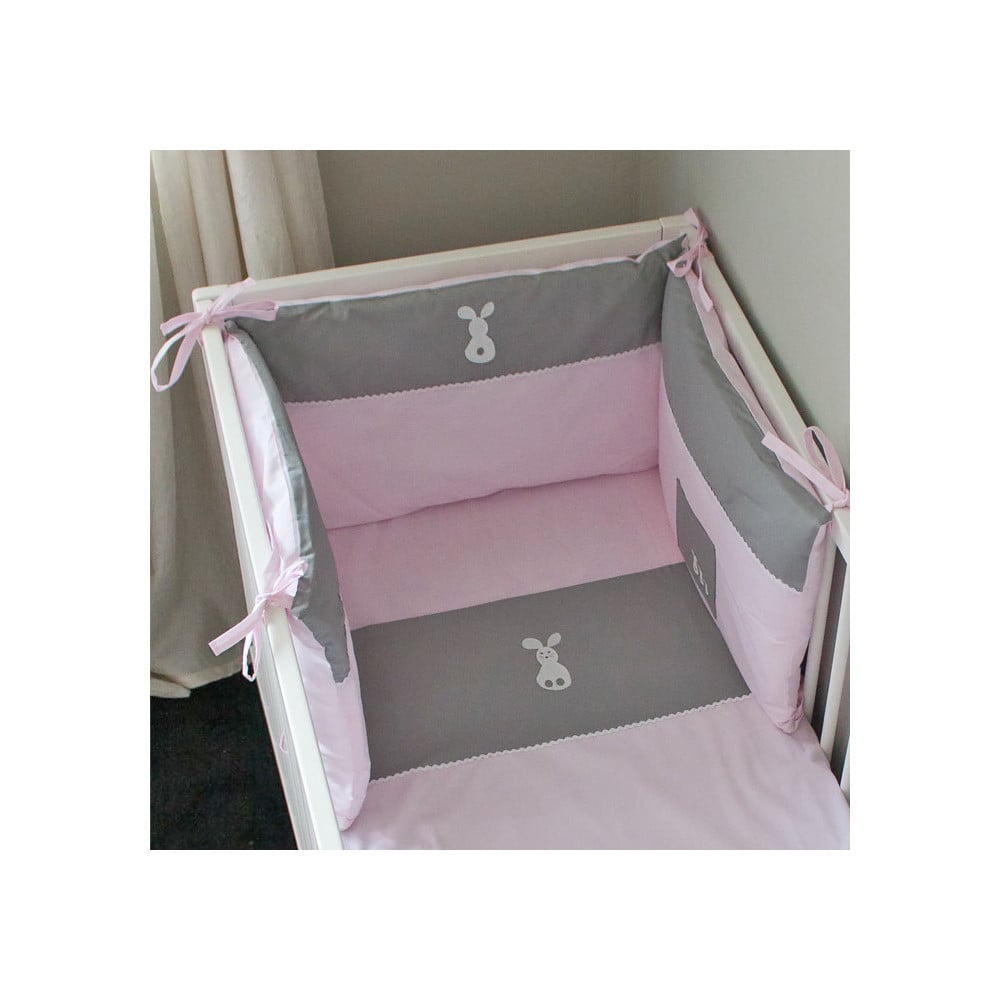 Tour De Lit Bebe Fille Lapinou – Accessoire Déco Lit Bébé