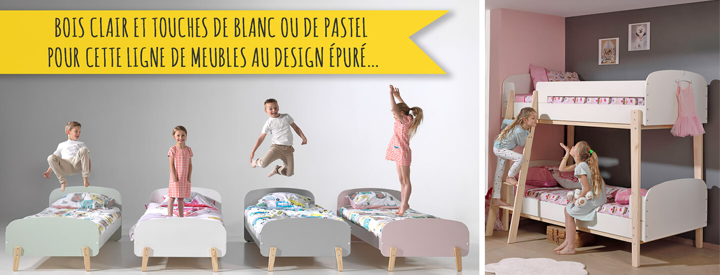 Chambre pour enfant Kiddy - Marque Vipack