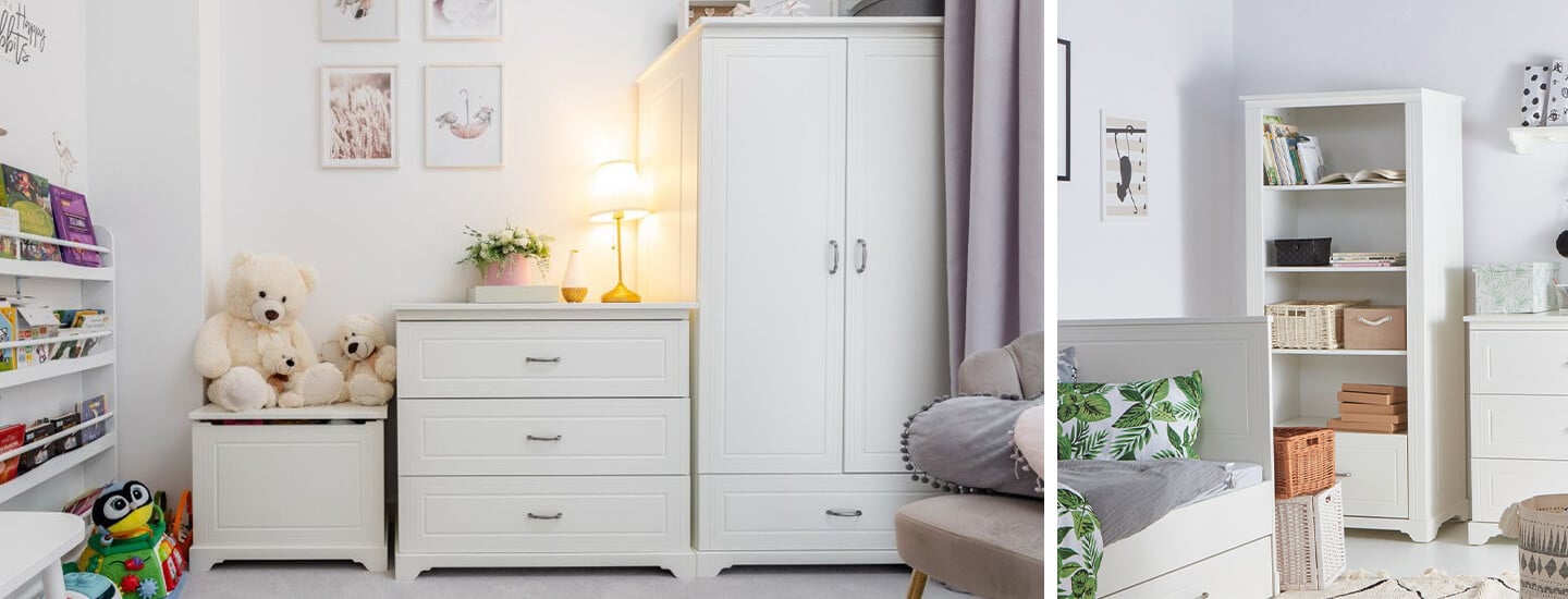 Chambre pour enfant Melody blanche - Marque Novelies