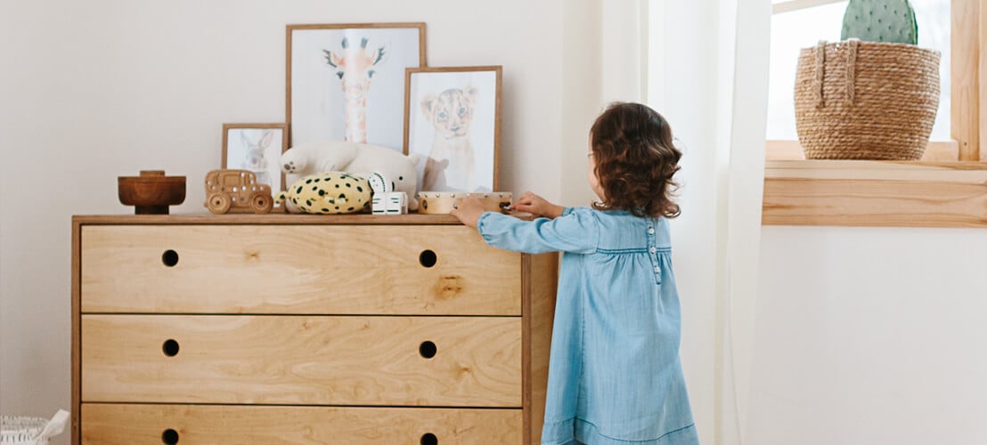 Chambre d'enfant évolutive qui grandit avec l'enfant