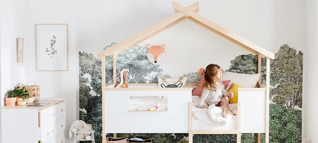 Pour une chambre de rêve, optez pour un lit cabane mi-haut