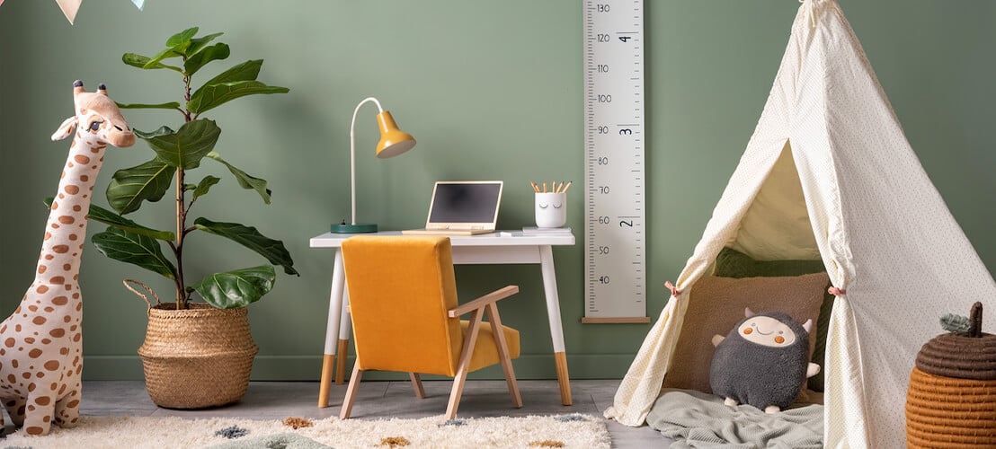 Chambre d'enfant tendance et moderne selon les tendances de décoration 2023