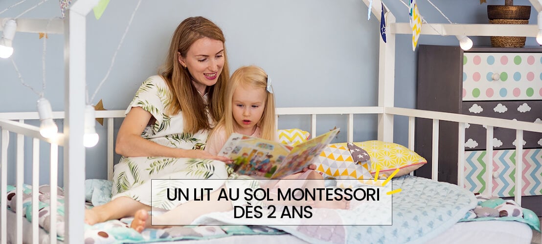 Un lit au sol Montessori dès 2 ans - Guide d’achat Jurassien
