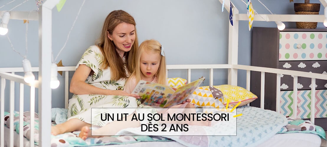 Un lit au sol Montessori dès 2 ans - Guide d'achat Jurassien