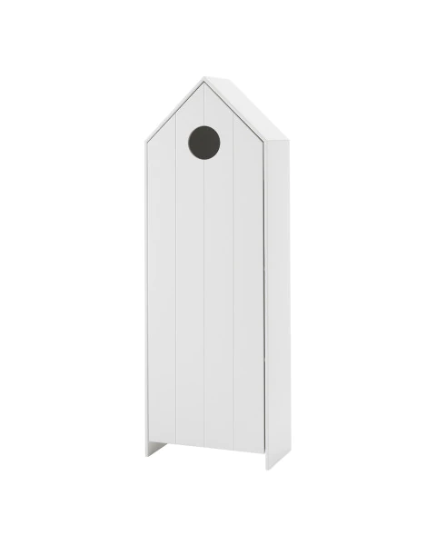 Armoire blanche cabine de plage Deauville pour chambre enfant