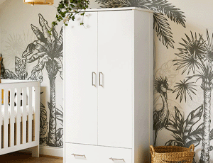 Armoire pour chambre bébé 2 portes