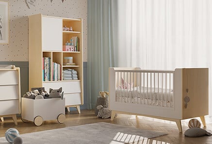 Mio Amore - Lit bébé design scandinave - blanc