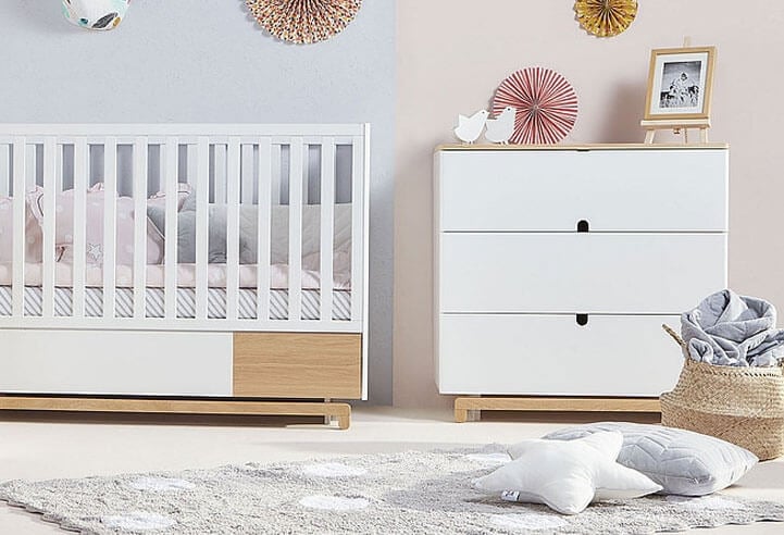Chambre complète bébé avec lit évolutif Noma