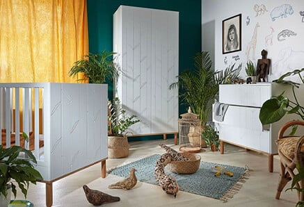 Chambre bébé Songe pour une ambiance Jungle ou Savane | Bellamy Toteme Botanic