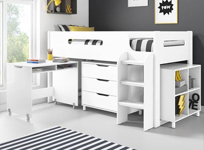 Lit avec bureau