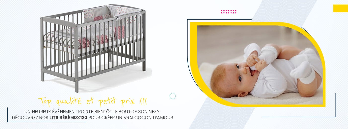 Collection de lit bébé 60x120 standard