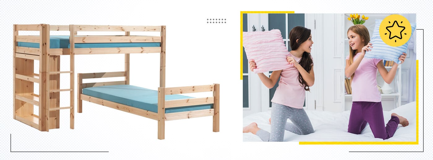 Collection de lits superposés configurables pour enfants par la Boutique du Jurassien